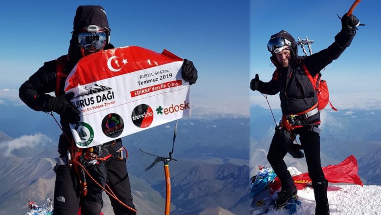 Elbrus’a tırmanan ilk Edirneli