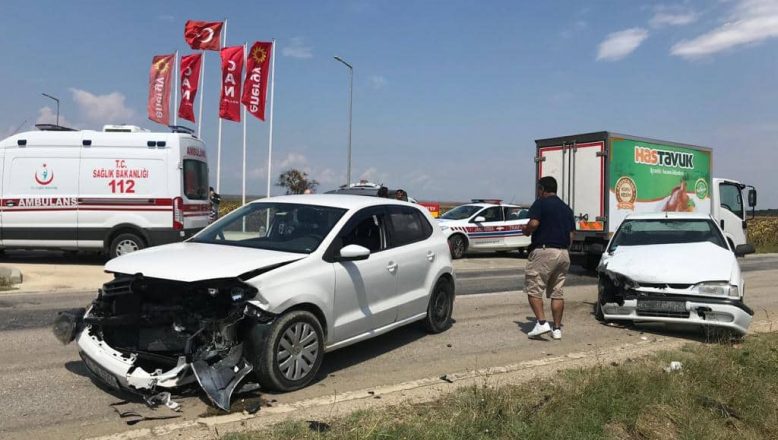 Edirne’de trafik kazası: 6 yaralı