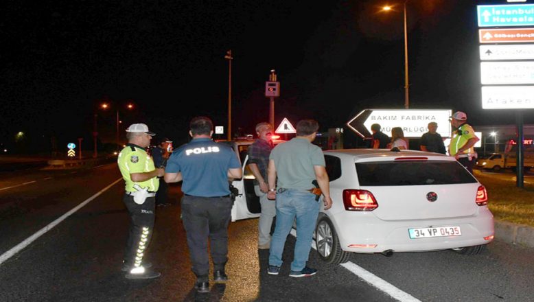 İstanbul’da polisten kaçan alkollü sürücü Tekirdağ’da yakalandı