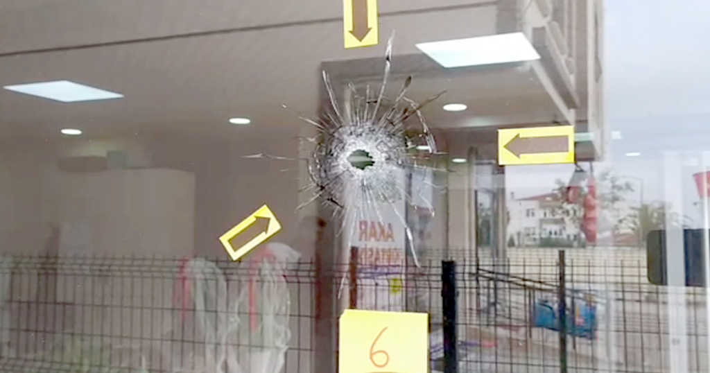 Yerel gazete bürosuna silahlı saldırı