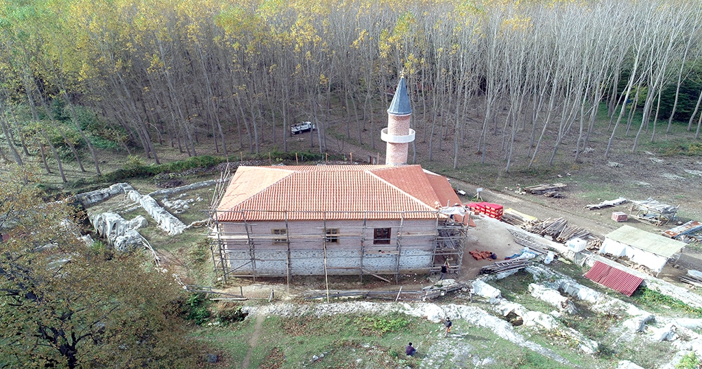 Fetih Topları’nın dökümhanesindeki tarihi cami ayağa kaldırıldı