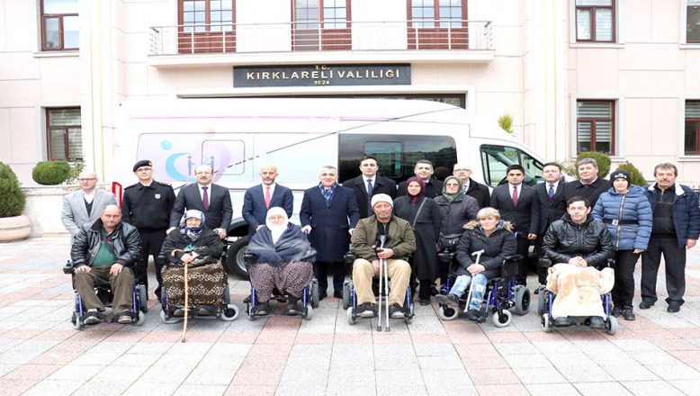 TürkAkım’dan engellilere tekerlekli sandalye