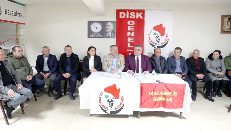 Kırklareli Belediyesi Toplu İş Sözleşmesi imzaladı