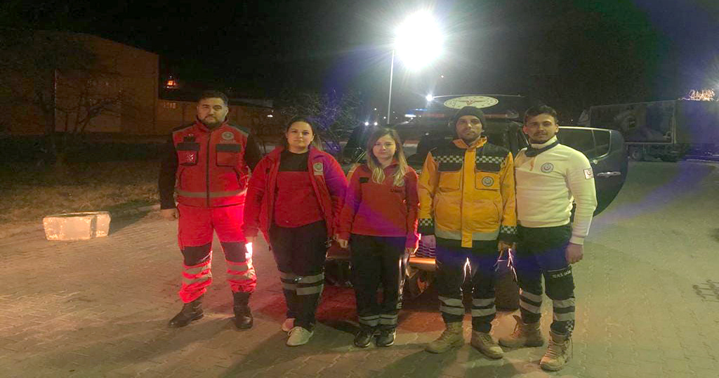 Depremin yaşandığı Elazığ’a destek ekip gönderildi