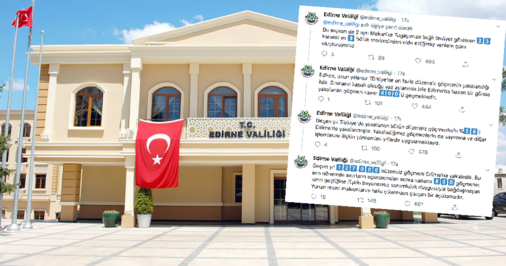 Valilik Gaytancıoğlu’na Twitter’dan yanıt verdi