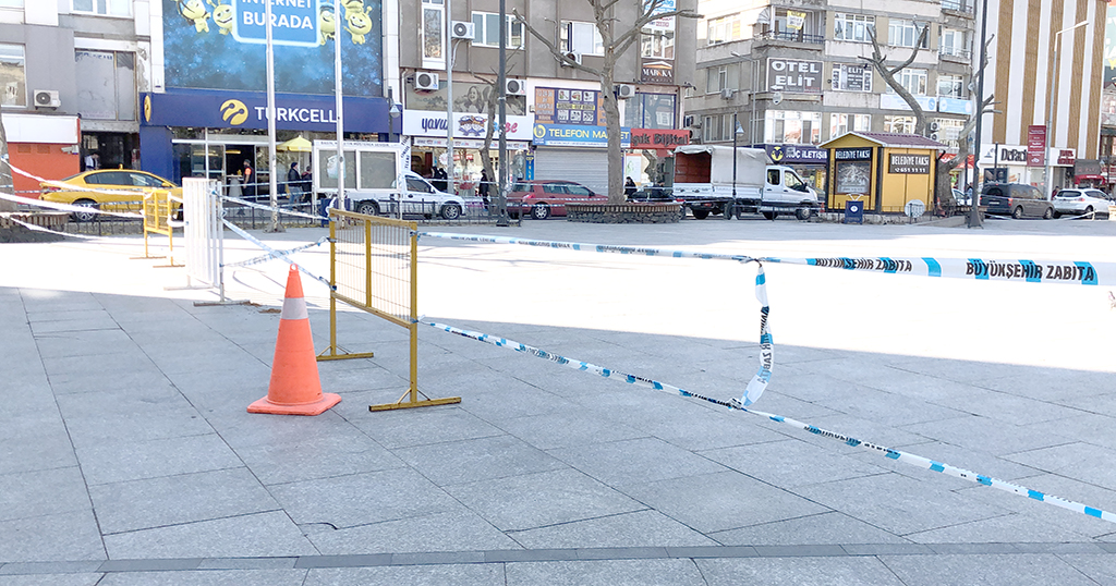 Çorlu Cumhuriyet Meydanı’na girişler yasaklandı