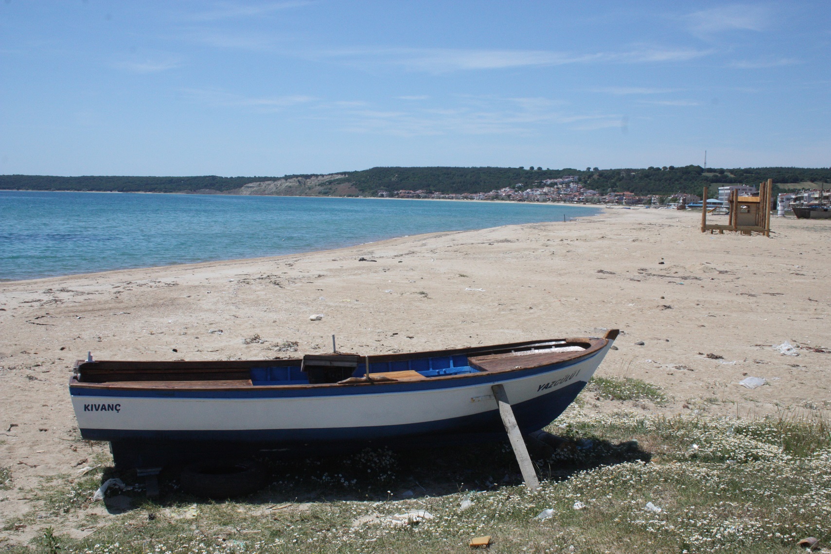 Her bayram cıvıl cıvıl olan Saros Körfezi sahilleri boş kaldı