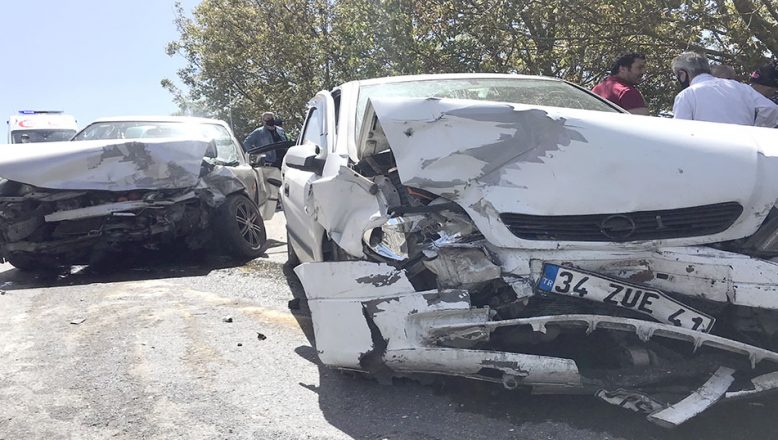İstanbul-Çerkezköy yolunda kaza; 4 yaralı