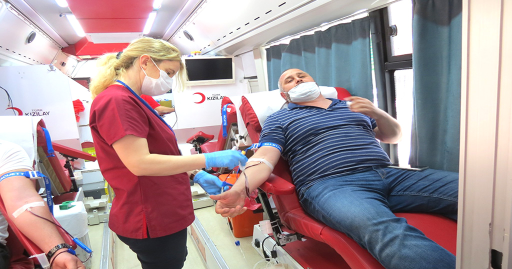 Kızılay’a 87 ünite kan bağışlandı