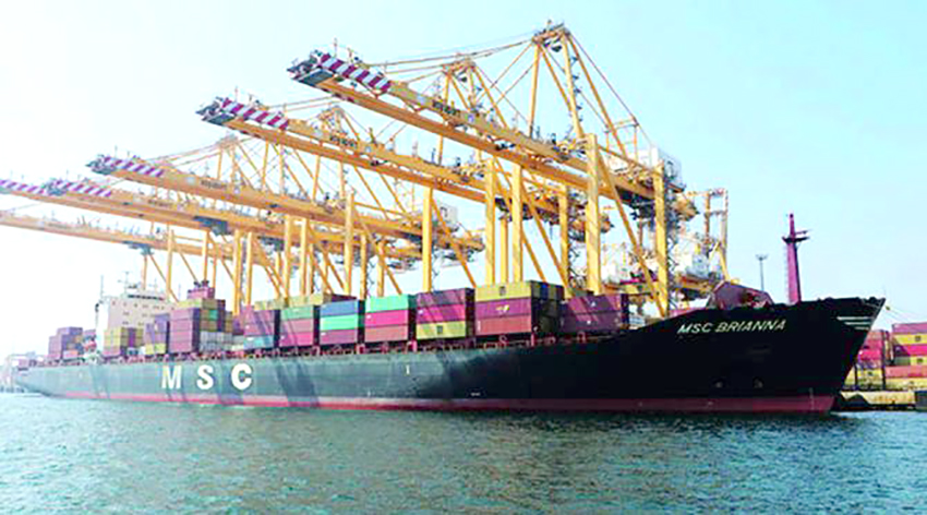 Asyaport’ta, en yüksek konteyner hareketi yapıldı