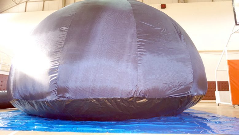 Uzay çadırı kuruldu