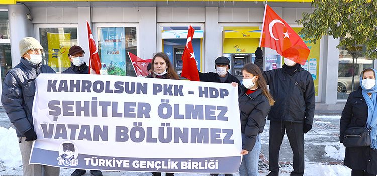 Terör örgütü PKK’ya tepki