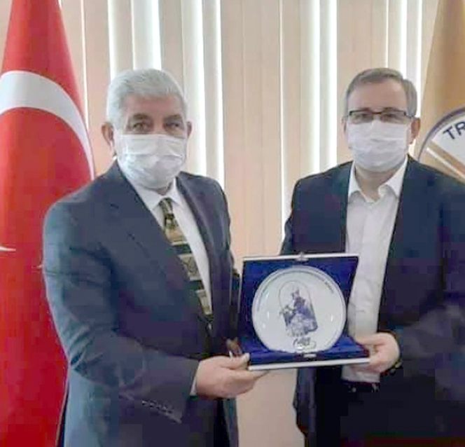 MHP’den Rektör Tabakoğlu’na ziyaret