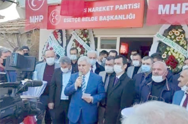MHP Esetçe Belde Başkanlığı açıldı