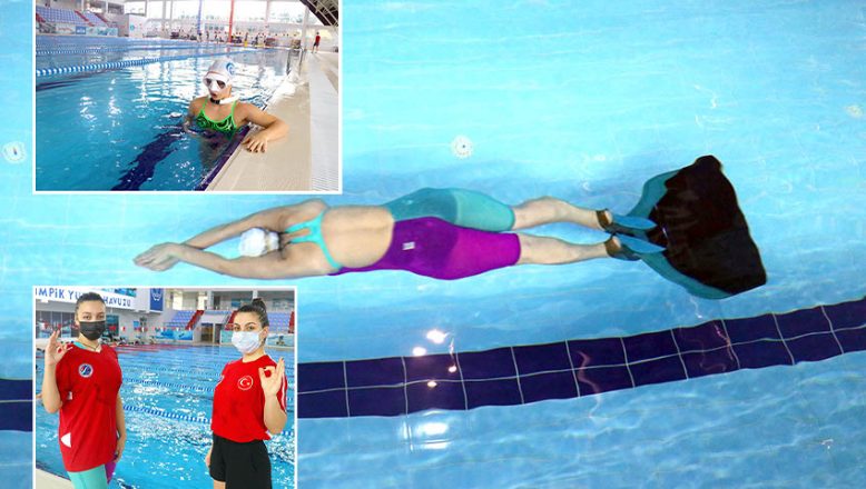 Milli sporcuların hedefi, su altından rekorla çıkmak