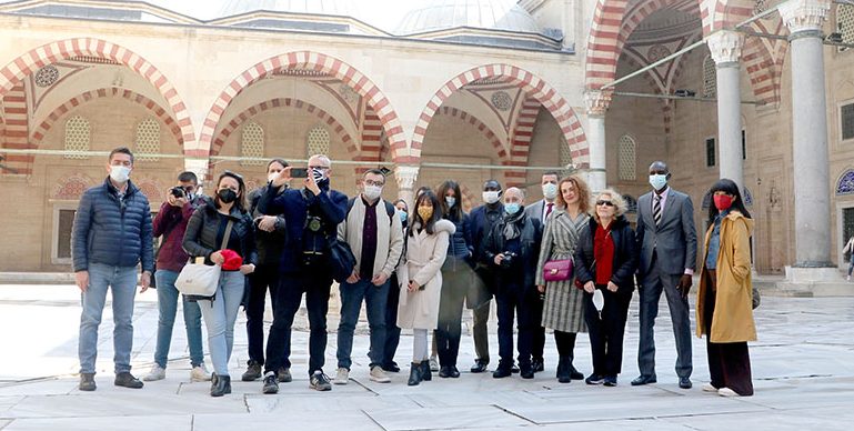 Yabancı gazeteciler Edirne’ye hayran kaldı