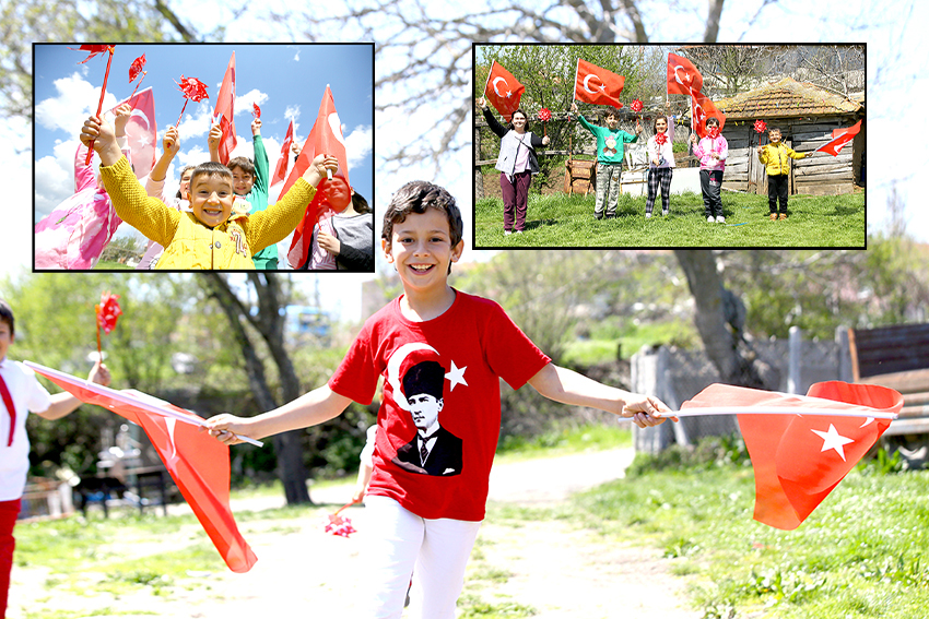 23 Nisan Ulusal Egemenlik ve Çocuk Bayramı’nı coşkuyla kutlayacaklar