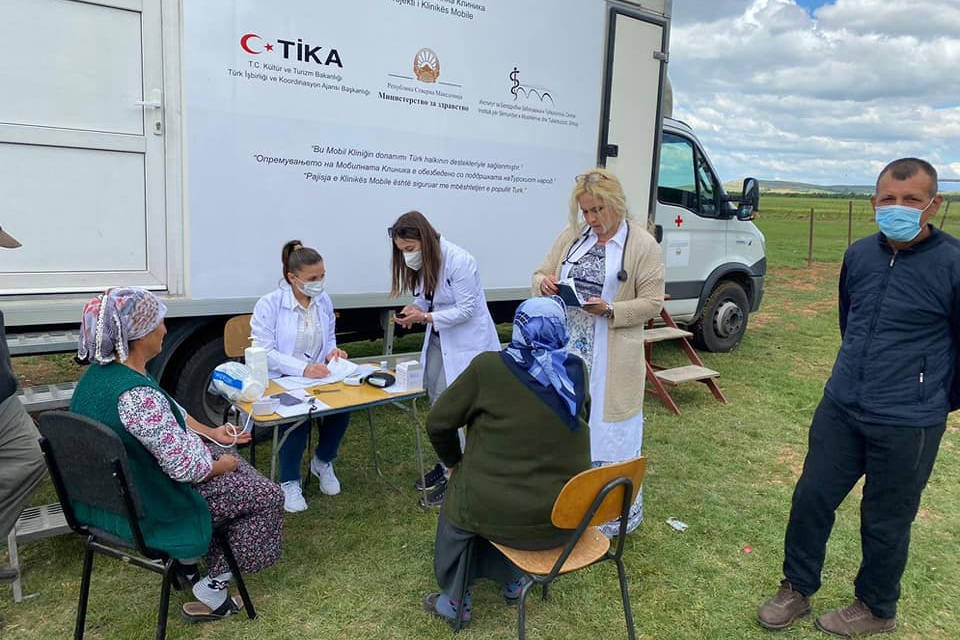 TİKA’dan Makedonya’da Mobil Klinik Sağlık Taraması Projesi