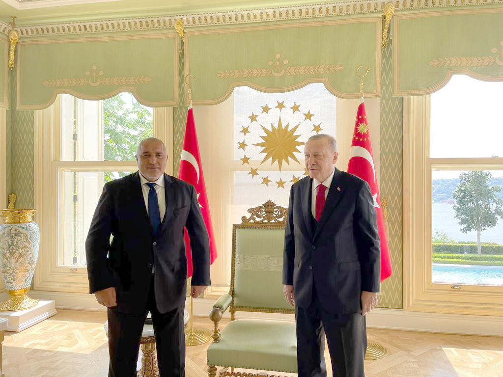 GERB lideri Borisov, Cumhurbaşkanı Erdoğan ile bir araya geldi