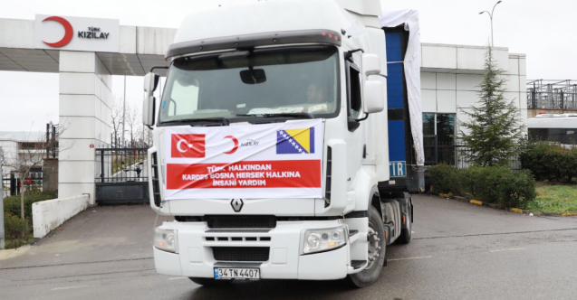 Türk Kızılay’ın Bosna Hersek’e yardımı sürüyor