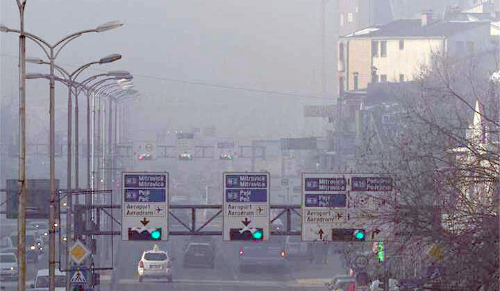Priştine, havası en kirli 20 başkent arasında yer aldı