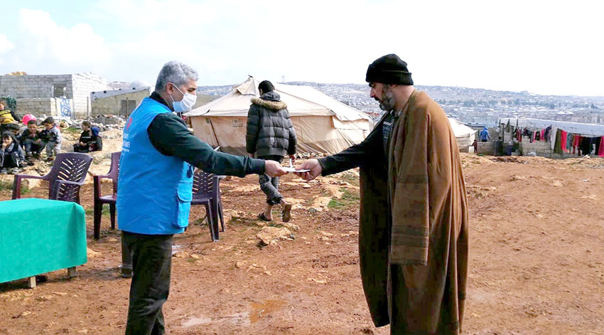 Yardımlar İdlib’e ulaştırıldı