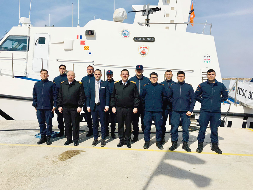 Komutanlardan Enez Sahil Güvenlik Bot Komutanlığına ziyaret