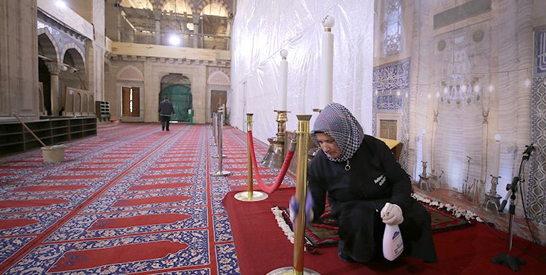 Selimiye Camii ramazana hazırlanıyor