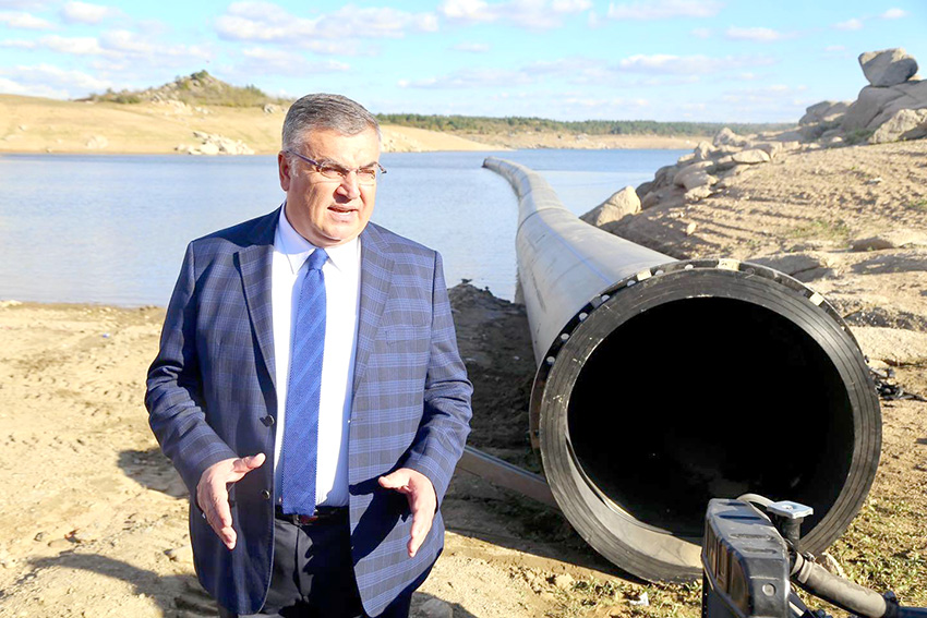 Başkan Kesimoğlu su tasarrufu çağrısı yaptı