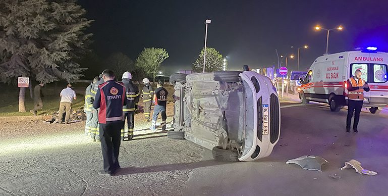 Trafik kazasında 7 göçmen yaralandı
