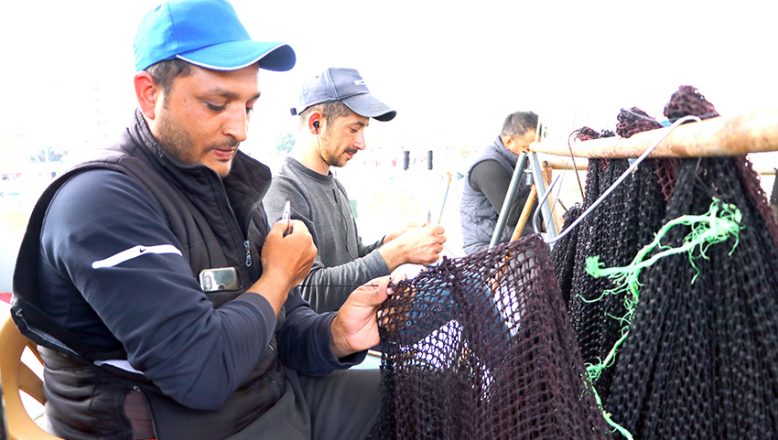 Balıkçıların ‘ağ mesaisi’ başladı