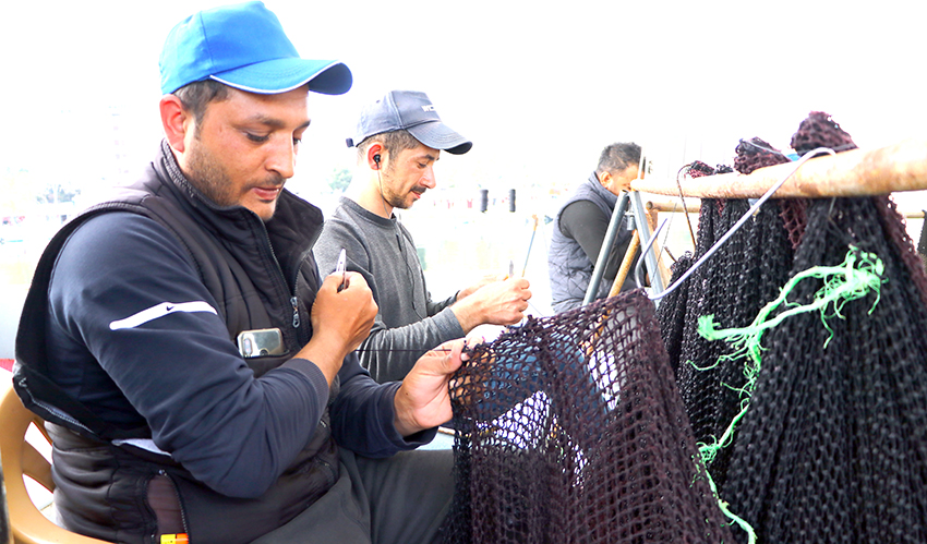 Balıkçıların ‘ağ mesaisi’ başladı