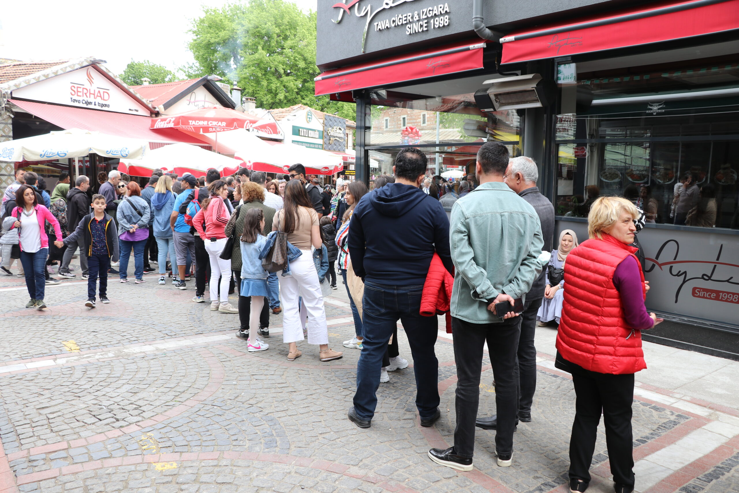 Edirne’nin tava ciğerinde bayram sırası