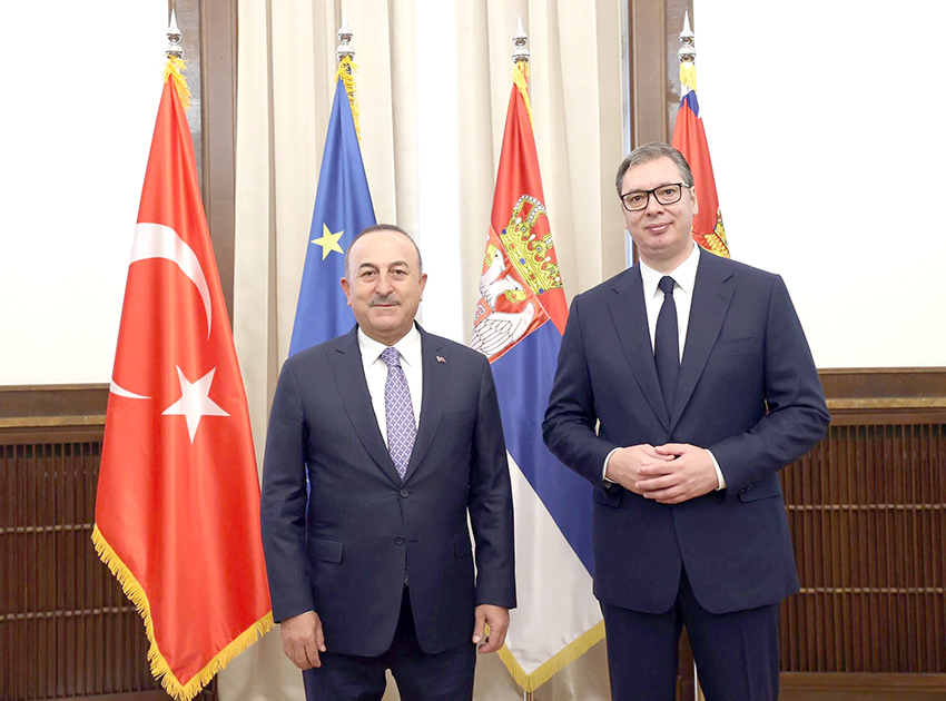 Dışişleri Bakanı Mevlüt Çavuşoğlu, Sırbistan ve Kuzey Makedonya’yı ziyaret etti.