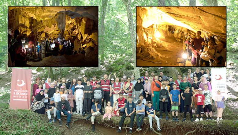 Kırım Tatar ve Ahıska Türkleri, Dupnisa Mağarası’nda gezdirildi