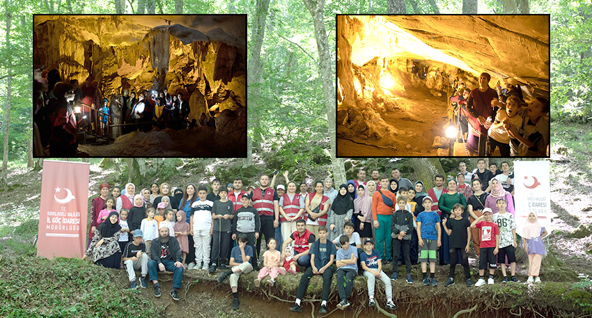 Kırım Tatar ve Ahıska Türkleri, Dupnisa Mağarası’nda gezdirildi