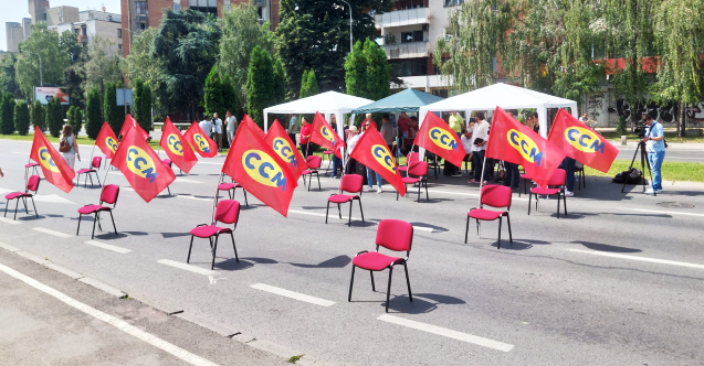 Kuzey Makedonya’da grev
