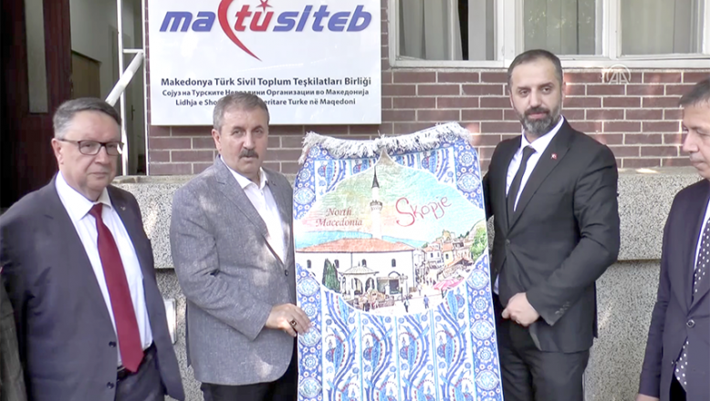 BBP Genel Başkanı Mustafa Destici, Kuzey Makedonya’da