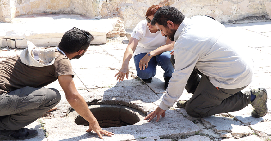 Edirne Yeni Sarayı kazısında mescide ulaşıldı
