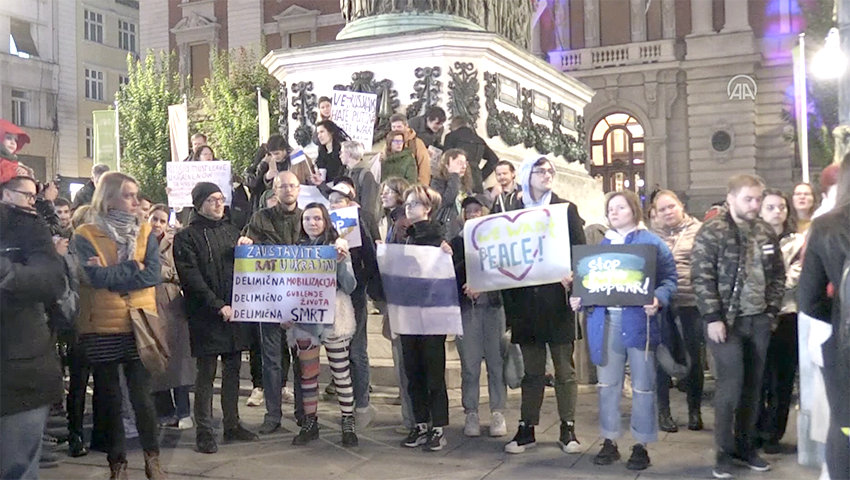 Sırbistan’da yaşayan Rusya vatandaşlarından “kısmi seferberlik” kararına tepki