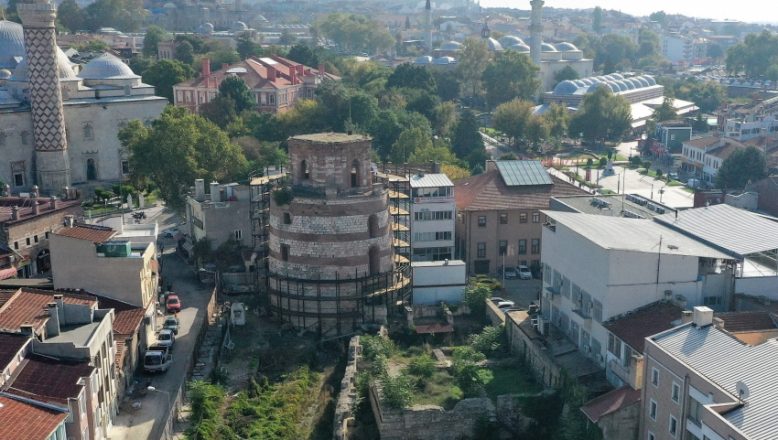 Makedon Kulesi’nin dinamitle yıkılan bölümleri restorasyonda tamamlanacak
