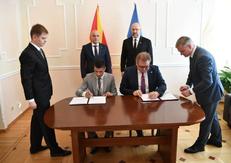 Kuzey Makedonya ve Ukrayna arasında serbest ticaret ve gıda tedariki anlaşması