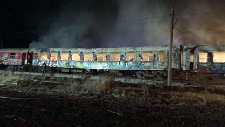 Sofya-Varna treninde yangın çıktı