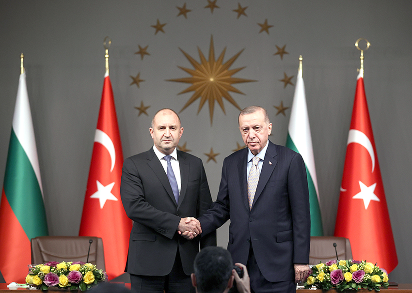 Cumhurbaşkanı Erdoğan, Bulgaristan Cumhurbaşkanı Radev ile ortak basın toplantısında konuştu