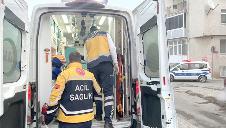 Edirne’de otomobilin çarptığı yaya yaralandı