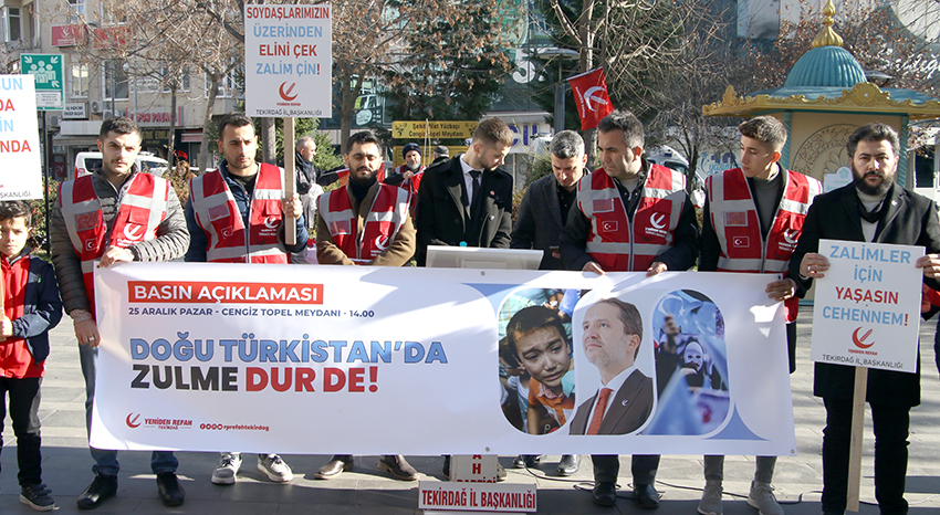Çin’in, Doğu Türkistan politikaları protesto edildi