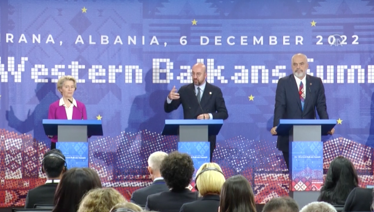 Arnavutluk’ta düzenlenen AB-Batı Balkanlar Zirvesi sona erdi