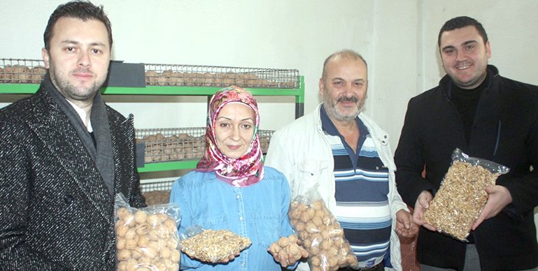 Edirne’de kadın girişimci devlet desteğiyle ceviz işleme tesisi kurdu