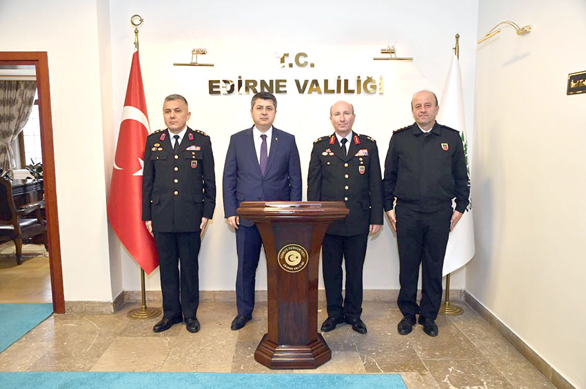 Jandarma TEM Başkanı İlbey’den Vali Kırbıyık’a ziyaret