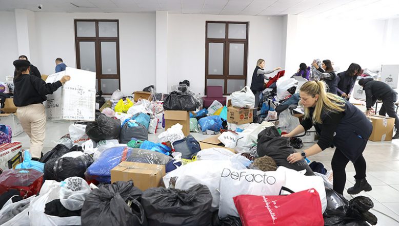 Edirne’de depremzedeler için yardım kampanyası başlatıldı